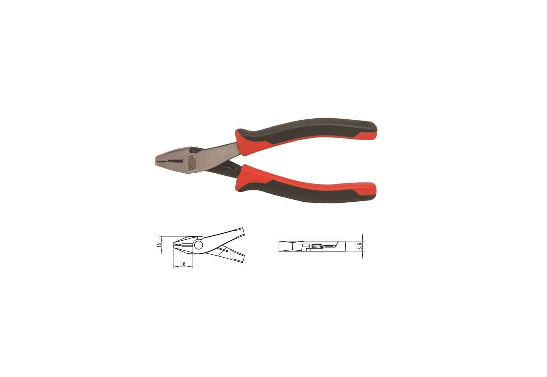 Mini electronics pliers thick insulation