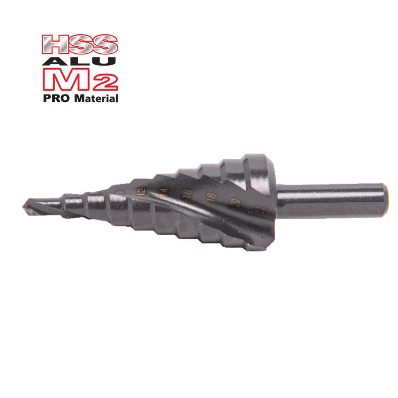 Spiral stepped drill bit HSS ALU M2 PRO B.Tech 0504016
