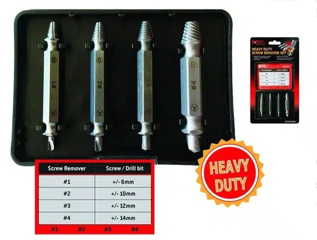 1/4" HEX impact screwdriver set, 4 units - Image 4