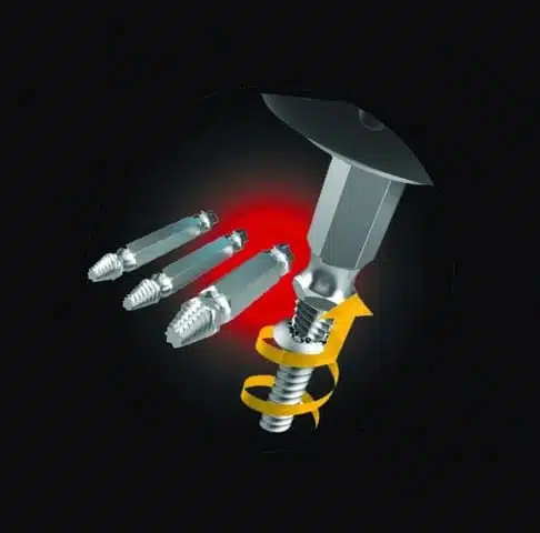 1/4" HEX impact screwdriver set, 4 units - Image 3