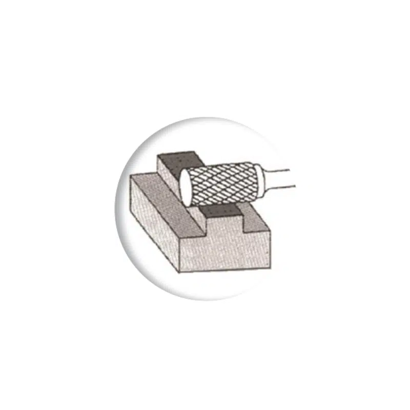 YG8 Rotary File Full Cone 4CUT ZYA-S - Image 3