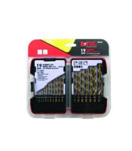 Drill Bit Set M35 COBALT 8% (Sizes Each 0.5) - 19 pcs B.tech 0504063