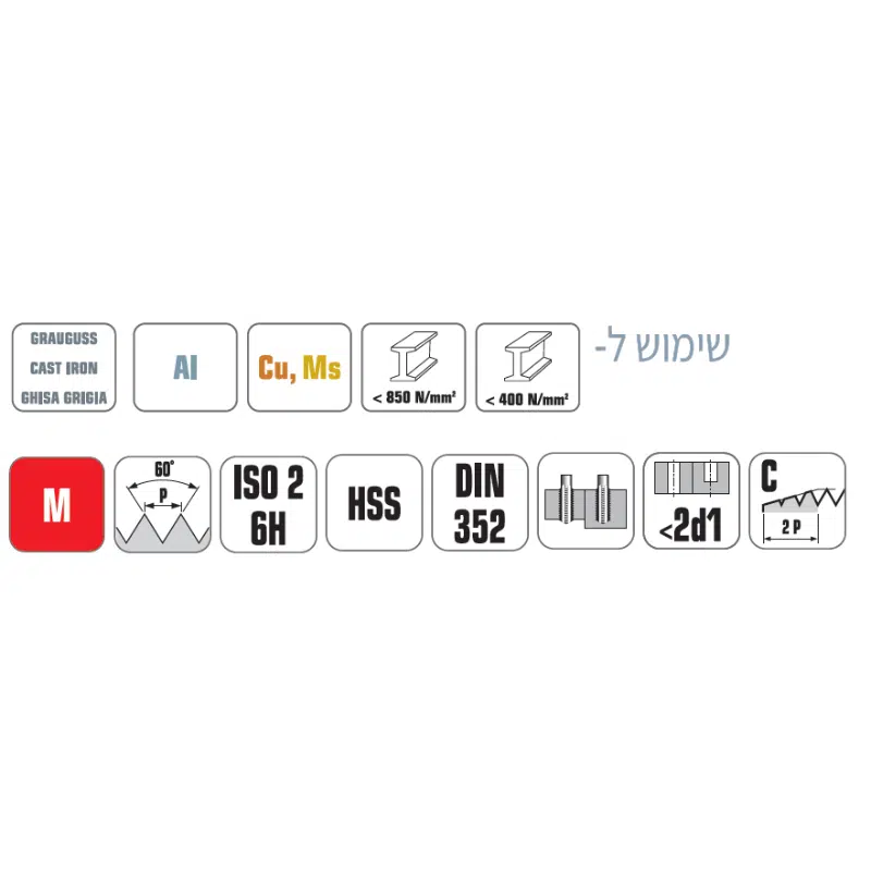 CO DIN352 tap set - Image 3