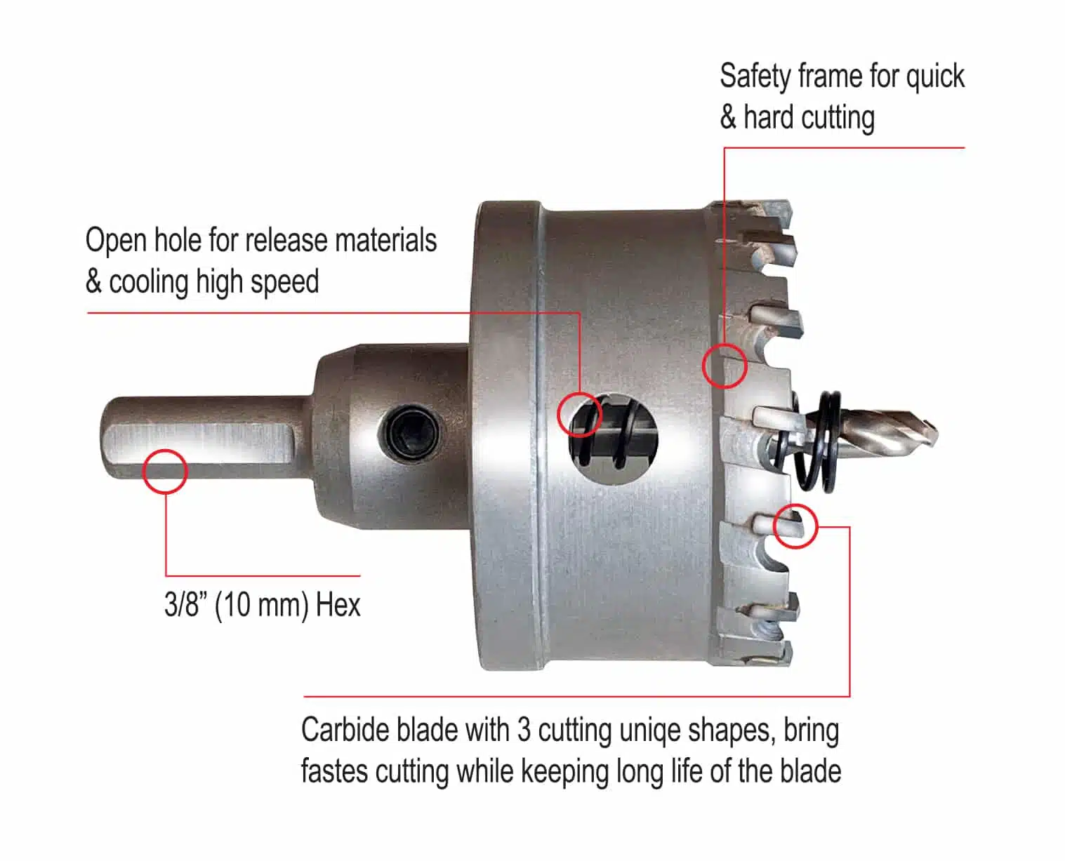 EXTREME B.Tech 0504070 saw cup