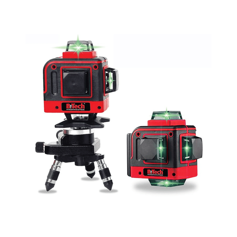 Green laser 16 lines 4D-XXX including accessories from B.Tech tools