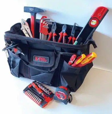 The materials and tools required for installing parquet