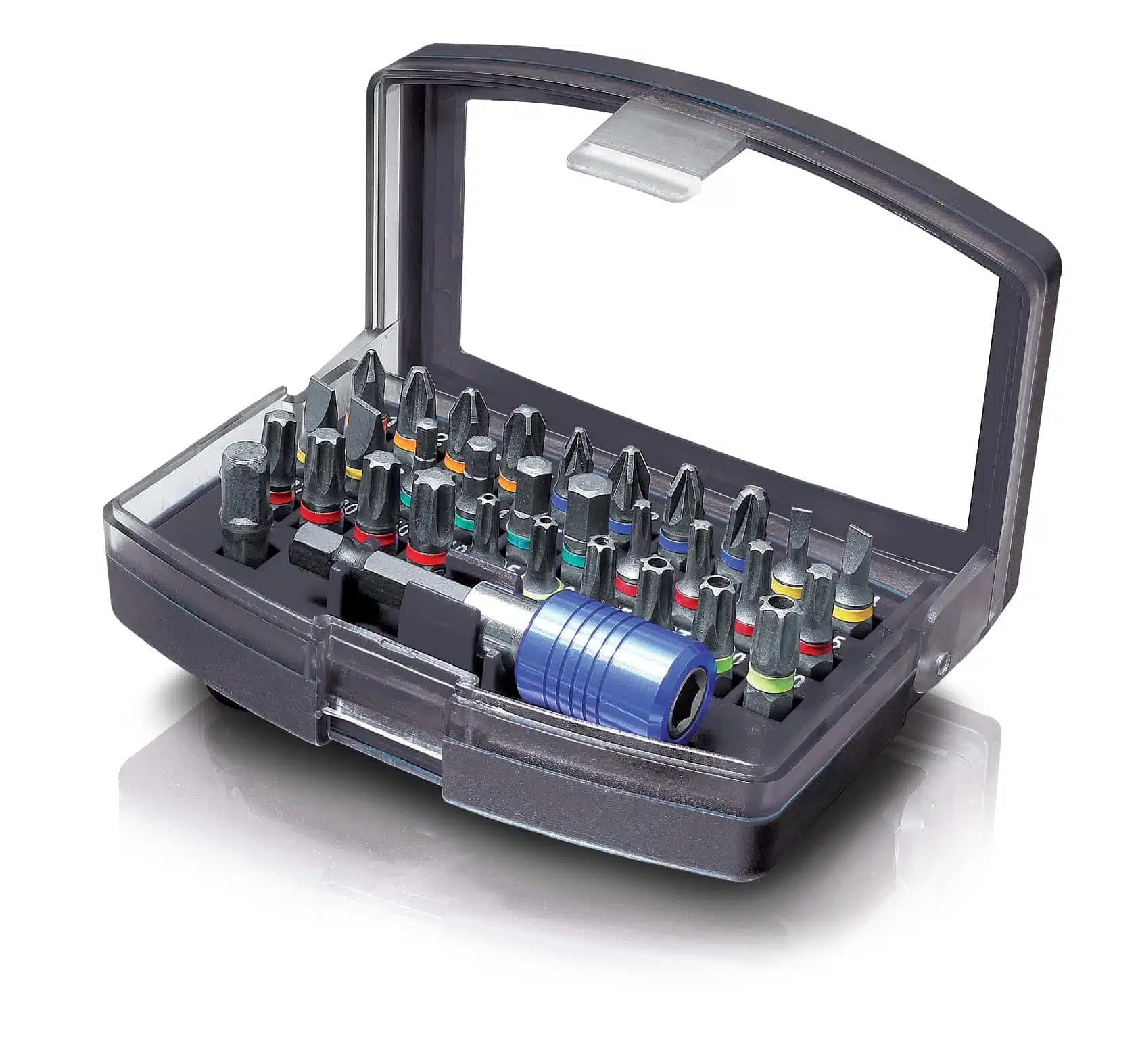 S2 bit set including magnetic grip guide - 32 pieces