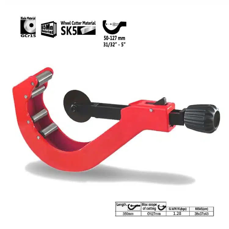 Universal rotating pipe cutter 65Mn size 50-127mm