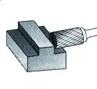 2CUT rotating hand file for aluminum, double cut - Image 3