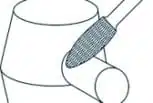 2CUT rotating hand file for aluminum, double cut - Image 2