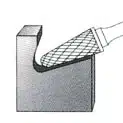 2CUT rotating hand file for aluminum, double cut - Image 3