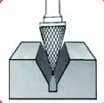 2CUT rotating hand file for aluminum, double cut - Image 3